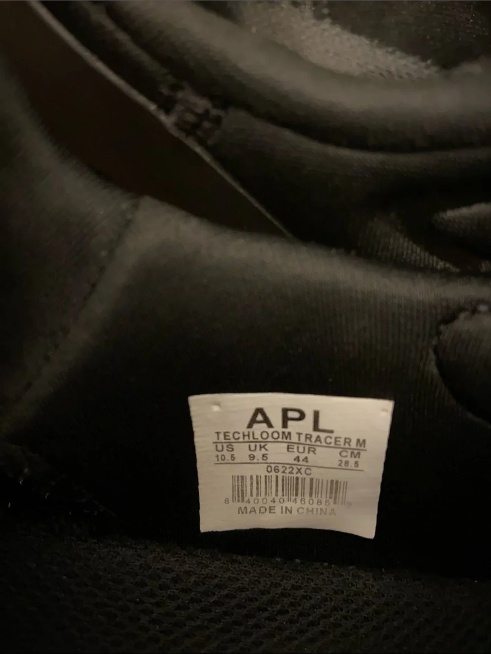 APL TechLoom Tracer Black Men’s Training Shoe size 10.5